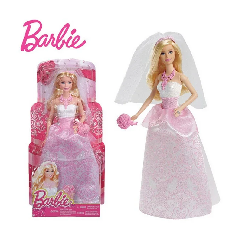 Kids Toys Brands - Boneca Barbie Noiva Original da Mattel,