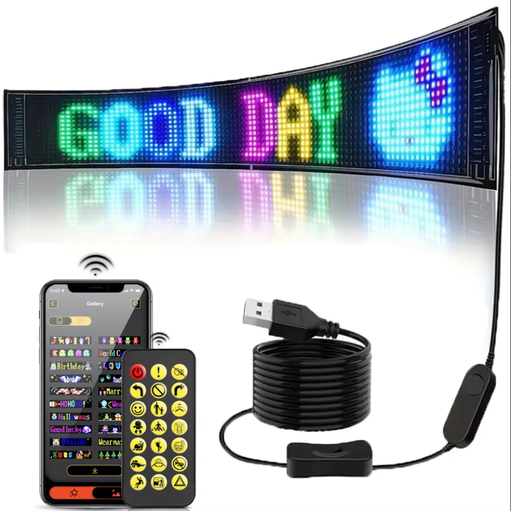 Remote Control Car - Painel de pixel de matriz de