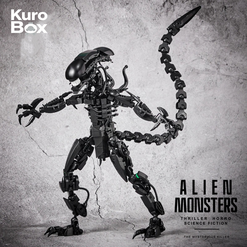 Xenomorph Kids Toys - Blocos de Montar MOC Monstro Alienígena