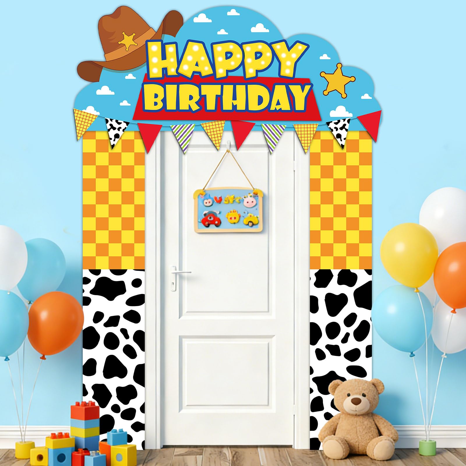 Banner Kids Toys - 3 Peças de Decoração Suspensa para