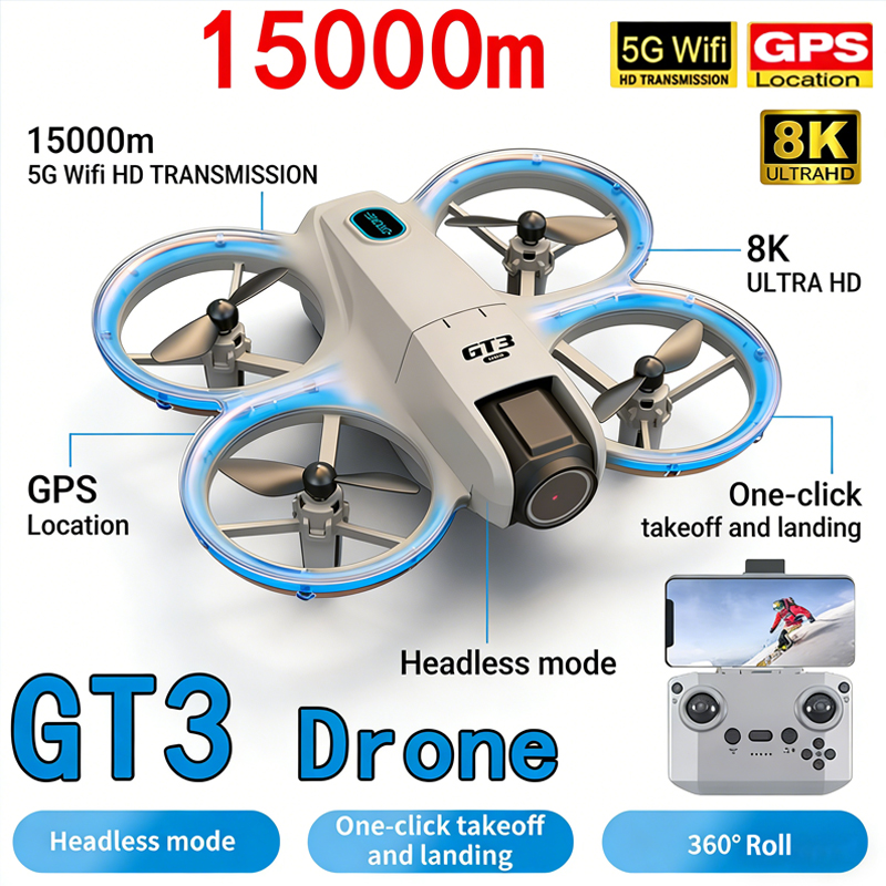 Novo GT3 MAX Drone 8K HD Fotog - Kids Toys Videos avaliação e preço