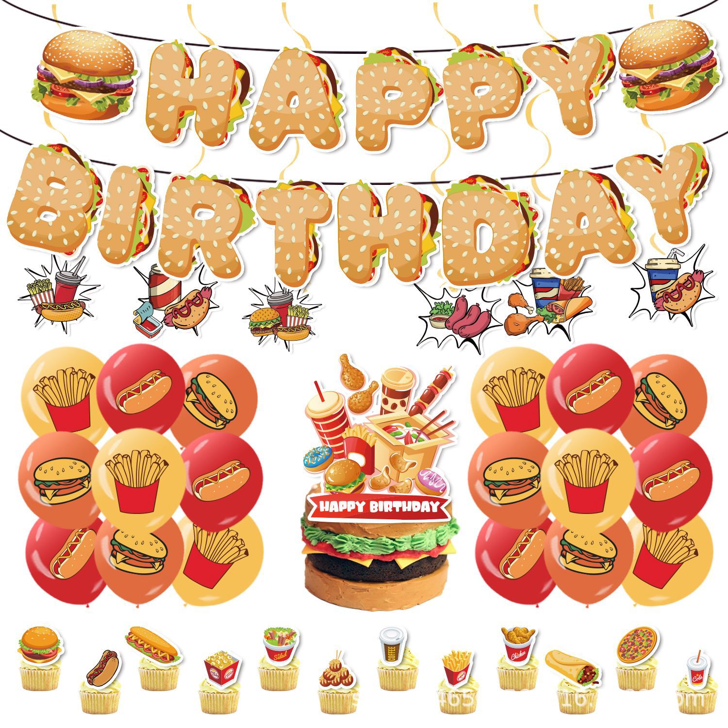 Conjunto de Decoração para Fes - Banner Kids Toys avaliação e preço