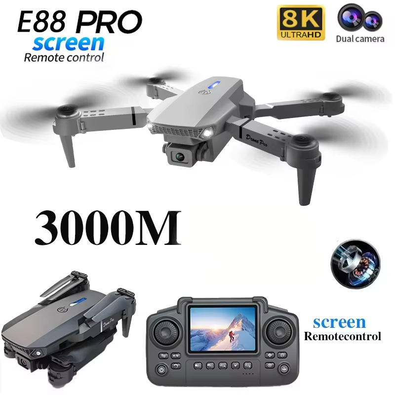 Novo Drone E88 2026 com Câmera - Kids Toys Videos avaliação e preço