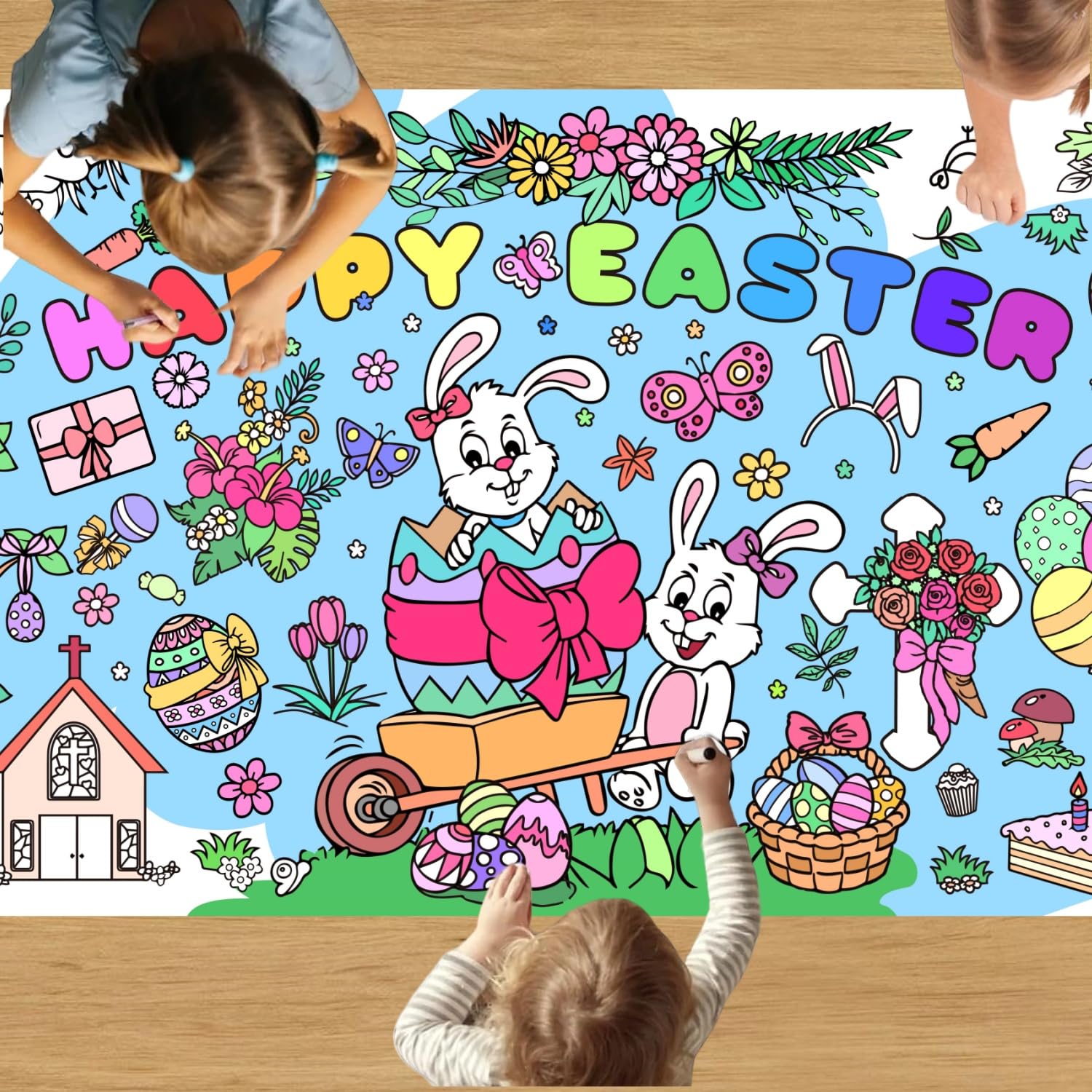 Toalha de mesa para colorir de - Banner Kids Toys avaliação e preço