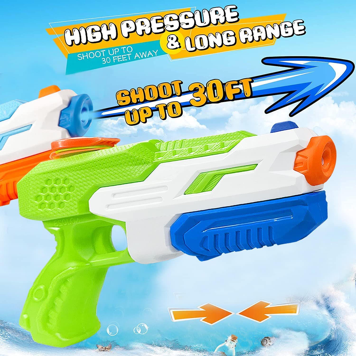 Pistolas de água de 600CC, bri - Kids Yard Toys avaliação e preço