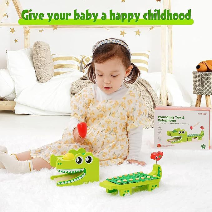 Brinquedo Xilofone de Crocodil - Kids Toys Xylophone avaliação e preço