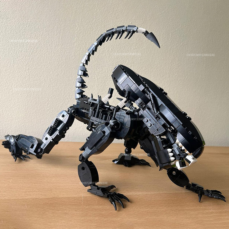 Moc alienígena monstro bloco d - Xenomorph Kids Toys avaliação e preço
