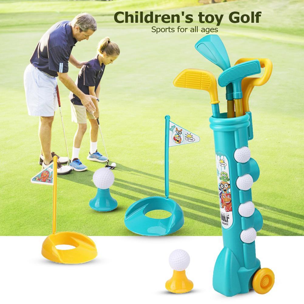 Conjunto de golfe portátil par - Kids Yard Toys avaliação e preço